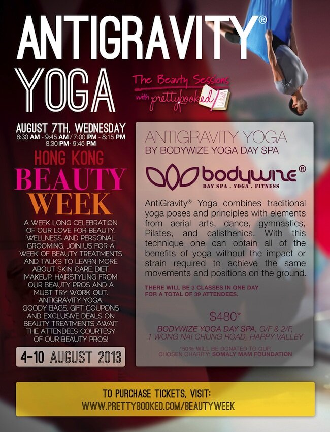 Hong Kong Beauty Week - Antigravity Yoga