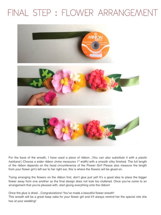 KaloMakeArt DIY Flower Wreath Tutorial 11